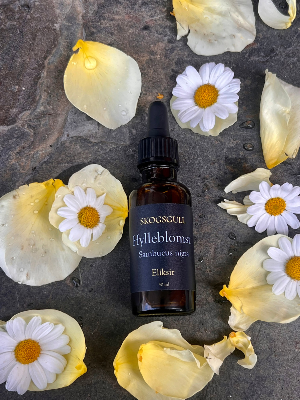 Hylleblomsteliksir - For hals og frie luftveier