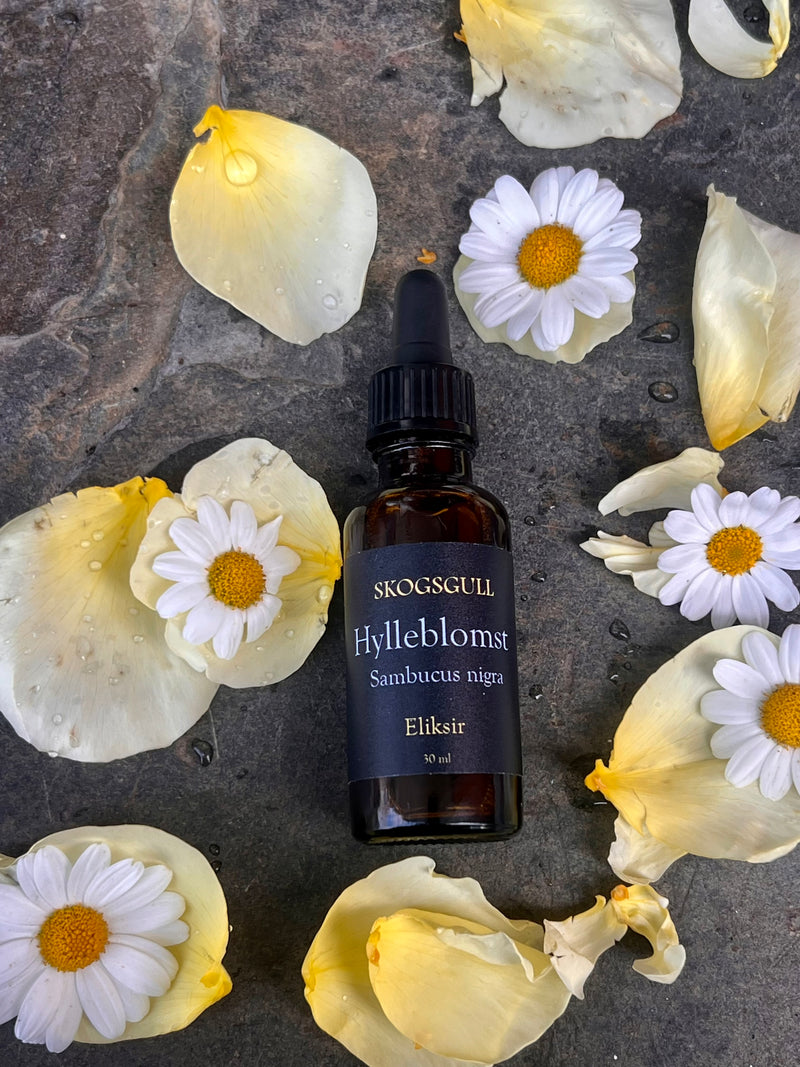 Hylleblomsteliksir - For hals og frie luftveier